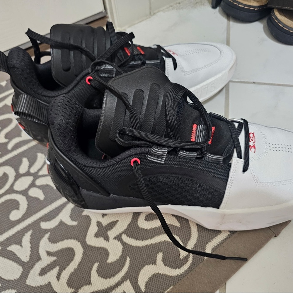Black and White Athletic Shoes